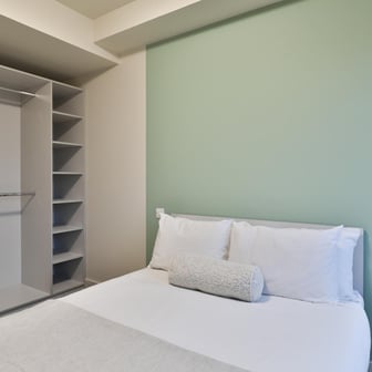 Bedroom and wardrobes