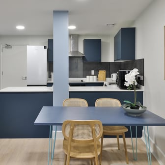 Shared kitchen/living space