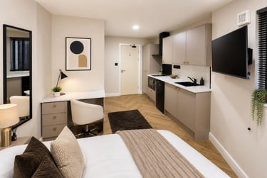 1 bed house, Raddlebarn Court - Room 1 - GFR Studio, Selly Park, Birmingham, B296HE - Image 5