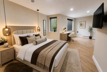 1 bed house, Raddlebarn Court - Room 4 - FFR Studio, Selly Park, Birmingham, B296HE - Image 4