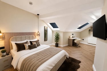 1 bed house, Raddlebarn Court - Room 7 - 2FR Studio, Selly Park, Birmingham, B296HE - Image 4