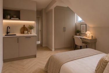 1 bed house, Raddlebarn Court - Room 5 - 2nd Floor Front Left Studio, Selly Park, Birmingham, B297AT - Image 3