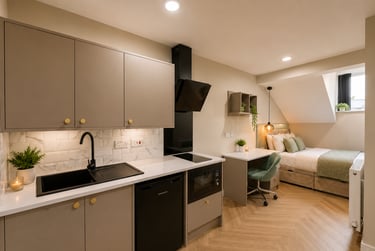1 bed house, Raddlebarn Court - Room 7 - 2nd Floor Front Right Studio, Selly Park, Birmingham, B297AT - Image 2
