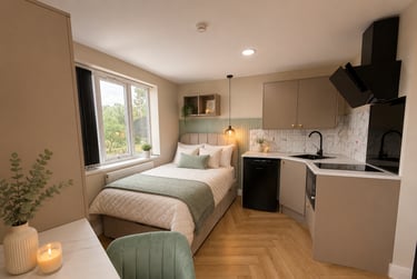 1 bed house, Raddlebarn Court - Studio Room, Selly Park, Birmingham, B297AT - Image 7