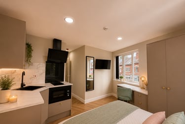1 bed house, Raddlebarn Court - Studio Room, Selly Park, Birmingham, B297AT - Image 8