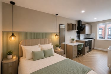 1 bed house, Raddlebarn Court - Studio Room, Selly Park, Birmingham, B297AT - Image 13