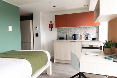 Standard Studio (2-10) at Martha Street Apartments, 77 John Street, City Centre, Glasgow, G11JF - Image 1