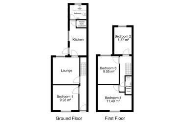 4 bed house, Poole street, The mounts, Northampton, NN13EX - Image 8