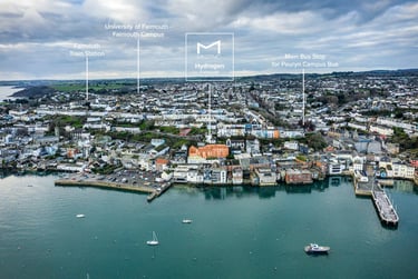 Ground Floor Studio (Courtyard View) at Hydrogen, Fish Strand Hill, City Centre, Falmouth, TR113AS - Image 6