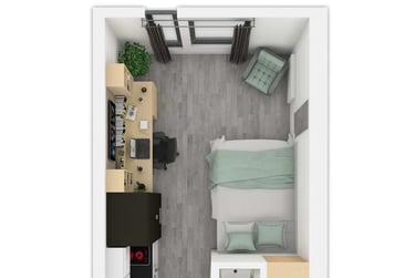 Studio - Silver at The Lyra, Portal Way, North Acton, London, W36BX - Image 2
