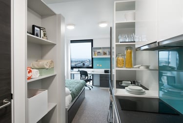 Clifton and Stewart House Student Halls, 1 Clifton Place, City Centre, Glasgow, G3 7LD - Image 3