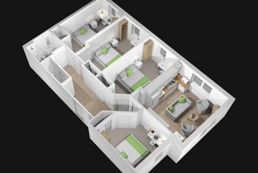 2 Bed With Study at Trinity Court, 9 Pittodrie Street, Old Aberdeen, Aberdeen, AB245QU - Image 8