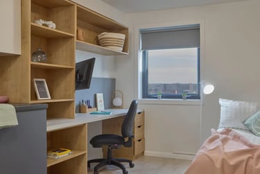 Standard Ensuite at Goldsmith Court, Chaucer Street, City Centre, Nottingham, NG15LG - Image 4