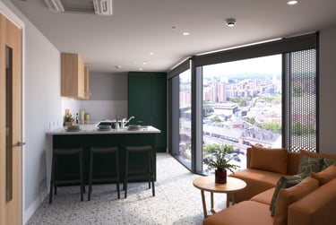 Fusion Leeds Student Halls, Merrion Way, City Centre, Leeds, LS2 8PD - Image 2