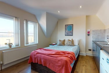 1 bed studio, London Road, Victoria Park, Leicester, LE21ND - Image 1