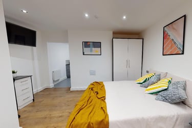 1 bed studio, London Road, Victoria Park, Leicester, LE21ND - Image 1