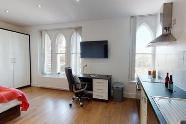 1 bed studio, London Road, Victoria Park, Leicester, LE21ND - Image 3