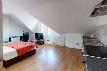 1 bed studio, London Road, Highfields, Leicester, LE21ND - Image 10