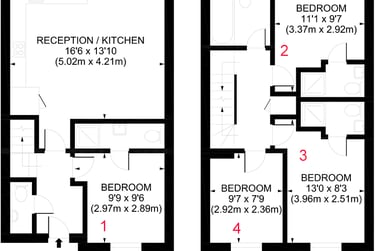 6 bed house, Oban Street, Blair Street, London, E140GR - Image 13