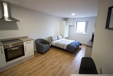 1 bed studio, Clare Street, Hockley, Nottingham, NG13BX - Image 1