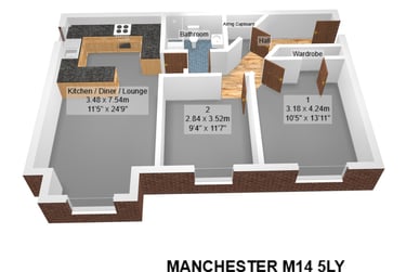 2 bed flat, Hadfield Close, Victoria Park, Manchester, M145LY - Image 15