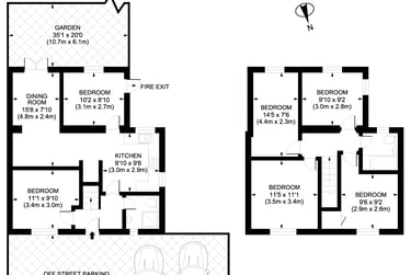 6 bed house, Addison Gardens, City Centre, Surbiton, KT58DW - Image 9