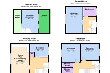 5 bed house, Upper lewes road, Lewes road, Brighton, BN23FF - Image 14