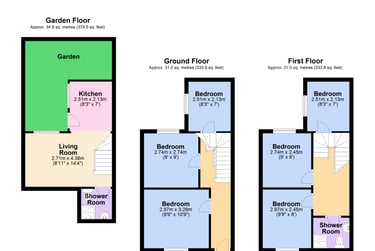 6 bed house, White Street, Hove, Brighton, BN20JH - Image 9