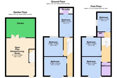 6 bed house, Ditchling road, London road, Brighton, BN14SF - Image 14