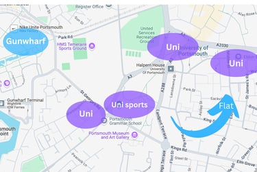 1 bed flat, Minute walk to university, Middle Street, Near university, Portsmouth, PO54BX - Image 11