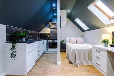 1 bed studio, Flat 17, 160 Upper New Walk, Highfields, Leicester, LE17QA - Image 1