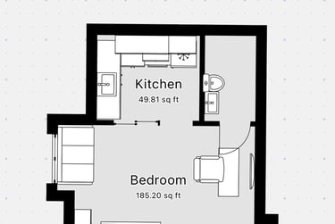1 bed studio, Flat 7, Plymouth, PL48NH - Image 7