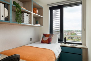 Private Bedroom - Summer - Battersea at urbanest Battersea, 125 Battersea Park Road, Battersea, London, SW84DS - Image 1