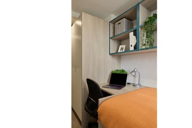 Private Bedroom - Summer - Battersea at urbanest Battersea, 125 Battersea Park Road, Battersea, London, SW84DS - Image 2