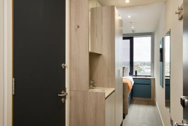 Private Bedroom - Summer - Battersea at urbanest Battersea, 125 Battersea Park Road, Battersea, London, SW84DS - Image 3