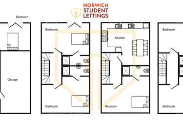 6 bed house, 1E New Mills Yard, City Centre, Norwich, NR33AH - Image 12