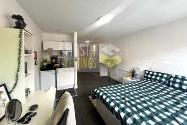 1 bed studio, Tudor Road, City Centre, Leicester, LE35HU - Image 1