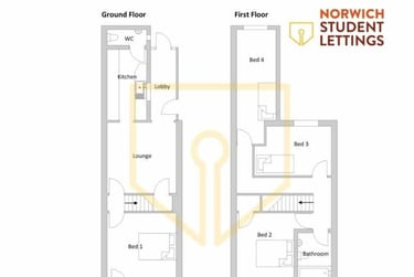 4 bed house, Lincoln Street, City Centre, Norwich, NR23LA - Image 9