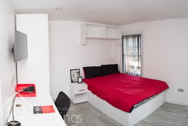 1 bed flat, Extra Large Studio, Demontfort Street, Highfields, Leicester, LE17GW - Image 1