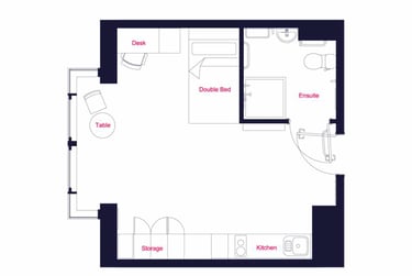 Platinum Plus Studio at Arbury Court, 173 Kingston Road, New Malden, Kingston, KT33SS - Image 9