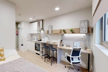 Deluxe Studio at Norton’s Student Living, 11 Montrose Terrace, Abbeyhill, Edinburgh, EH75AF - Image 1