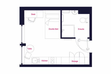 Gold Studio at Arbury Court, 173 Kingston Road, New Malden, Kingston, KT33SS - Image 8