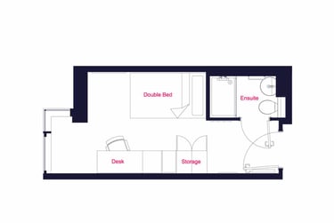 Gold Ensuite at Arbury Court, 173 Kingston Road, New Malden, Kingston, KT33SS - Image 7