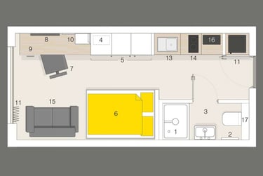 Skyline Deluxe Studio with City View - Image 3
