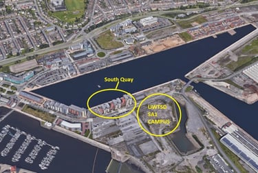 2 bed flat, South Quay, Kings Road, Swansea, SA18AL - Image 5