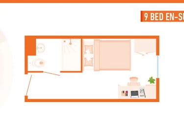 9 Bed En-suite at Bailey Street, 39 Bailey Street, City Centre, Sheffield, S14TY - Image 2