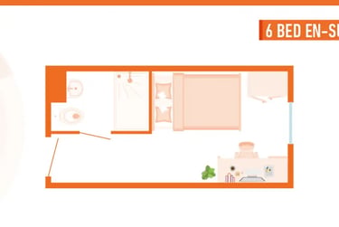 6 Bed En-suite at Bailey Street, 39 Bailey Street, City Centre, Sheffield, S14TY - Image 2
