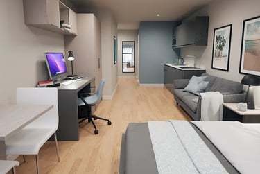 Ultimate Studio at Boutique Student Living, 10 Blackboy Road, St James, Exeter, EX46SG - Image 2