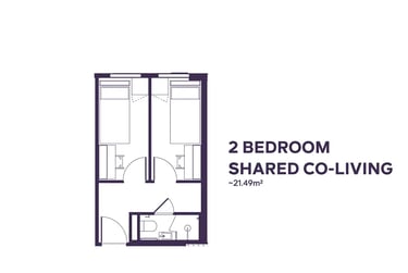 2 Bedroom Shared Co-living - Image 6