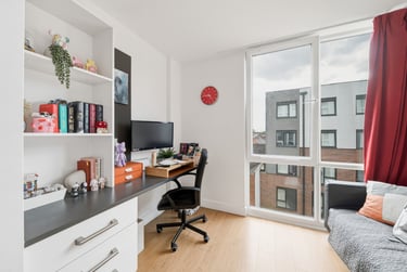 Gold Courtyard Studio, Floors G-2 at CODE Students, 40-72 Western Road, Bede Park, Leicester, LE30GH - Image 3